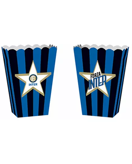 4 kartonnen Inter™ popcorn bakjes