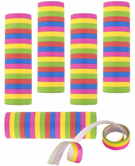 5 Rouleaux serpentins 4 m