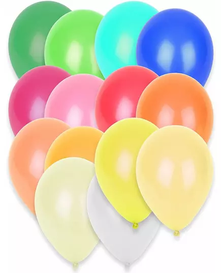 50 Ballons multicolores 30 cm