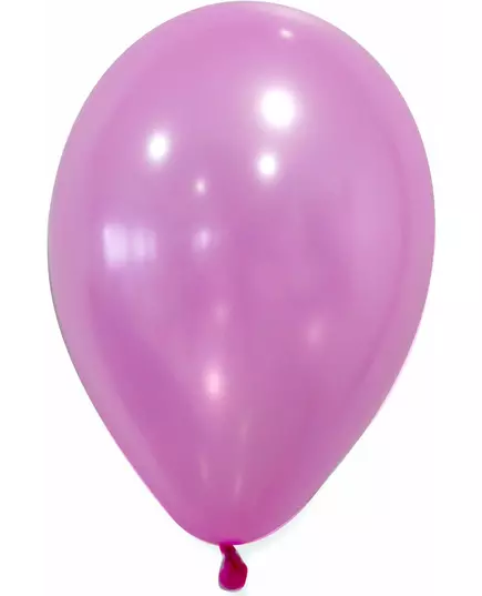 50 Ballons roses métallisés 30 cm