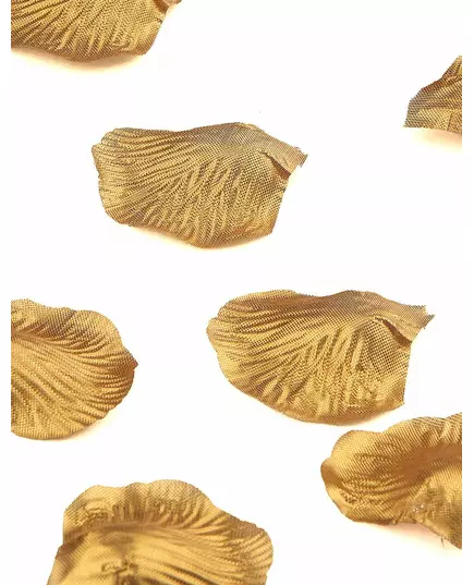 50 goudmetallic bloemblaadjes
