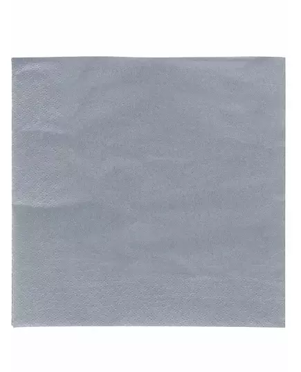 50 grijze servetten 38 x 38 cm