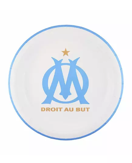 6 Assiettes OM™ rondes 23 cm