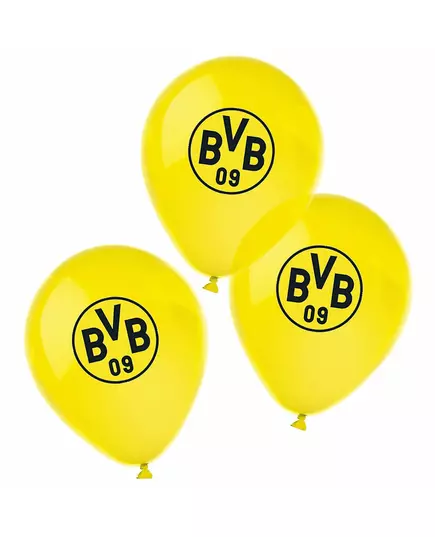 6 Ballons en latex Borussia Dortmund