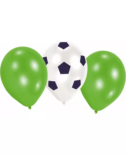 6 Ballons en latex Football 70 cm