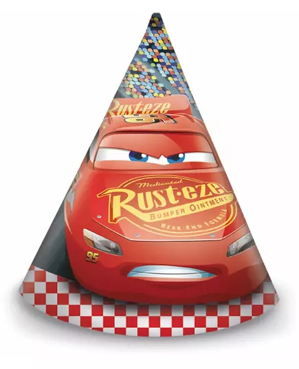 6 Chapeaux de fête Cars 3 ™