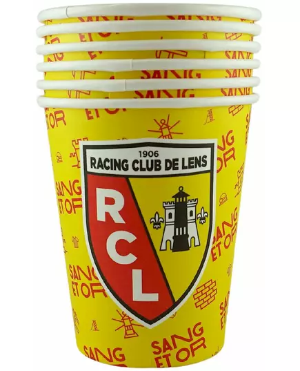 6 Gobelets en carton RC Lens 25 cl