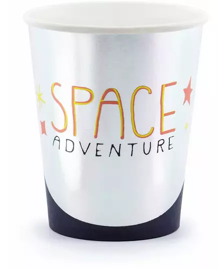 6 kartonnen Space Adventure bekers