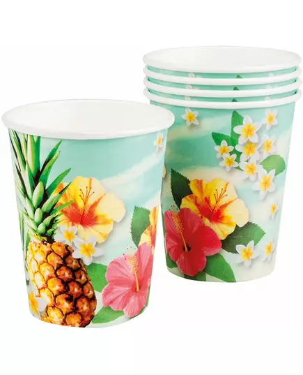 6 Hawaiiaanse party bekers