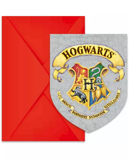 Harry Potter-uitnodigingen met enveloppen