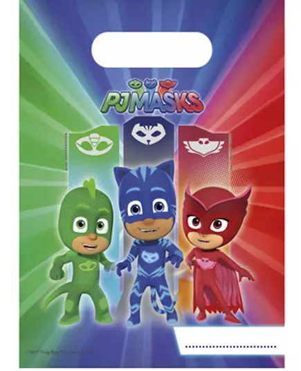 6 PJMasks™ feestzakjes