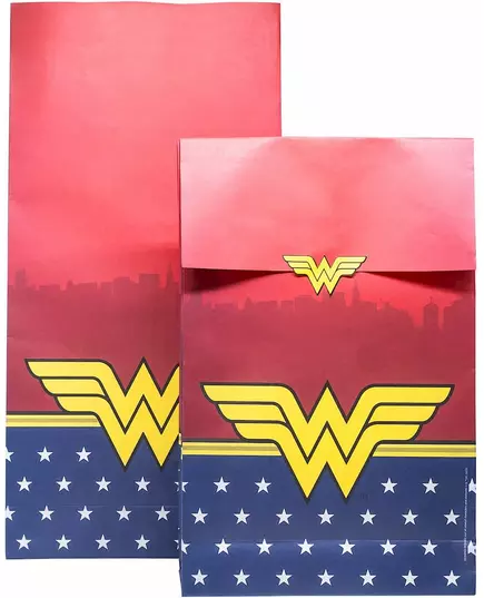 6 cadeauzakjes Wonder Woman