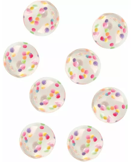 8 Piñata accessoires stuiterballen met confetti