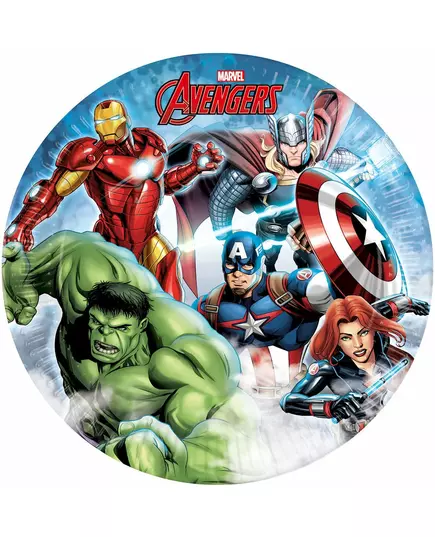 8 Kartonnen borden FSC Avengers Mighty™ 23 cm