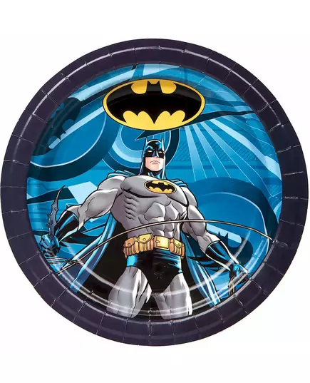 8 FSC® Batman™ papieren borden 23 cm