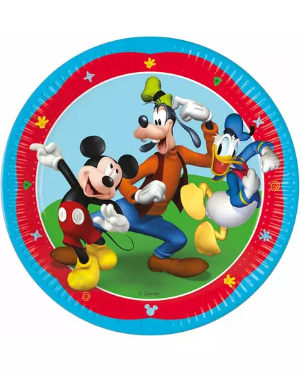 8 Assiettes en carton Mickey Mouse™ 23 cm