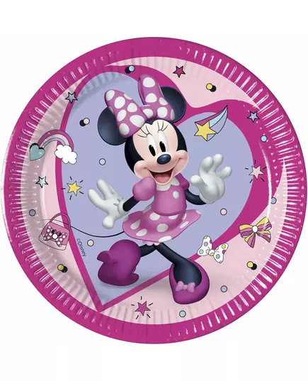 8 Minnie Junior™ papieren bordjes 20 cm