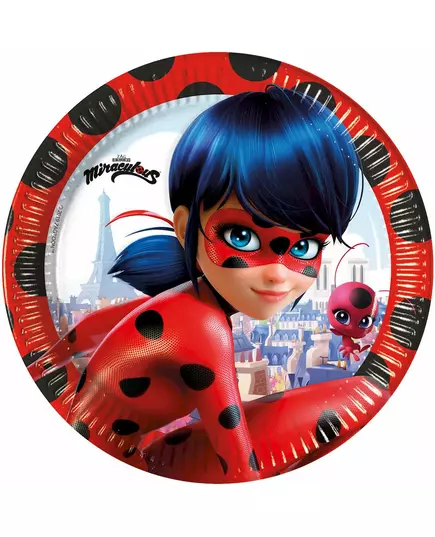 8 kartonnen Miraculous Ladybug™ borden