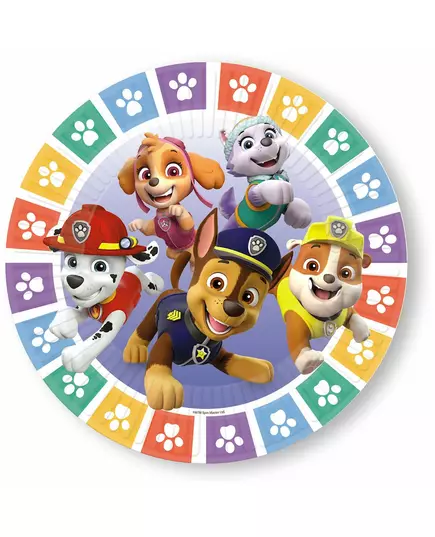8 papieren borden PAW Patrol™ 23 cm