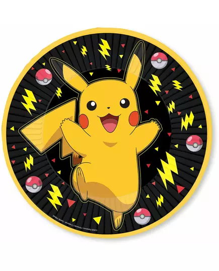 8 Pokémon Pikachu™ Borden 23 cm