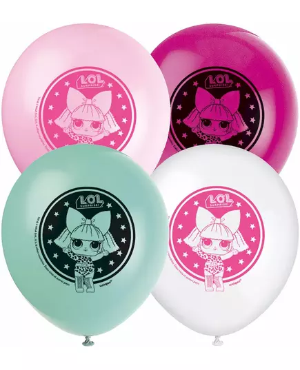 8 Ballons en latex LOL Surprise™ 30 cm
