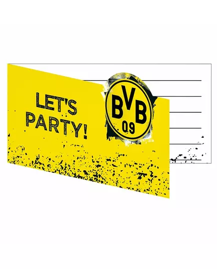 8 Cartes d'invitation Borussia Dortmund
