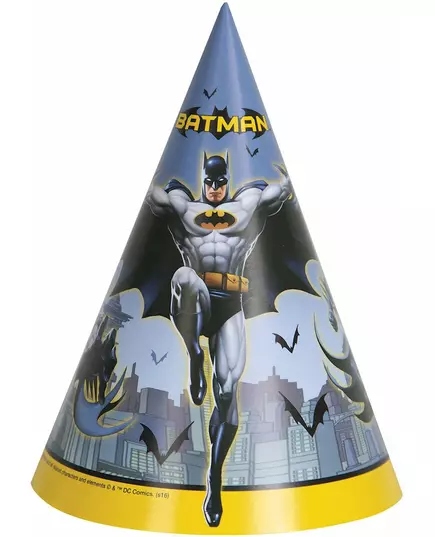 6 Chapeaux de fête Batman ™