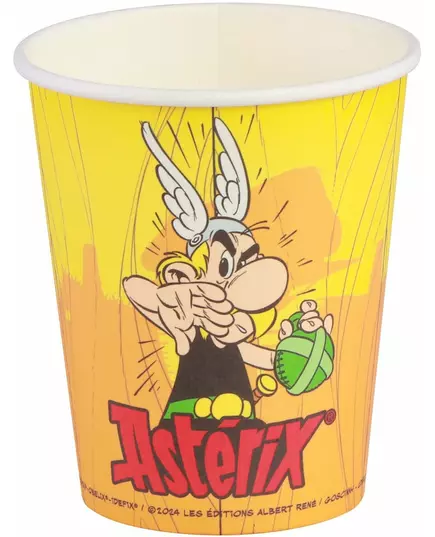 8 Asterix™ papieren bekertjes van 250 ml