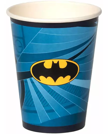 8 Gobelets en carton Batman™ 210 ml