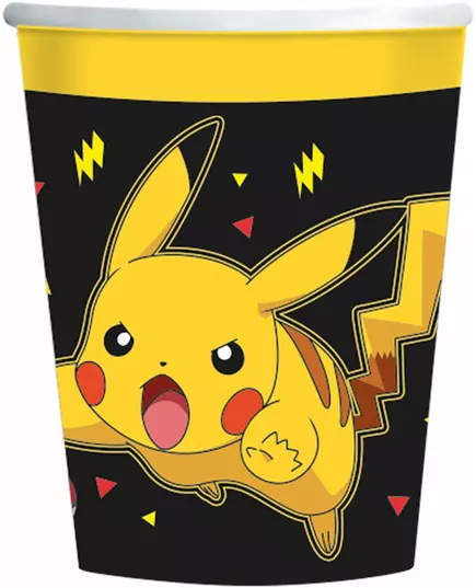 8 Pokémon Pikachu™ papieren bekertjes