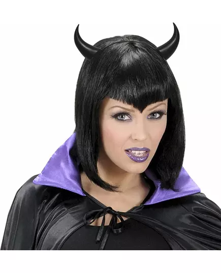 Zwarte hoorntjes voor volwassenen Halloween