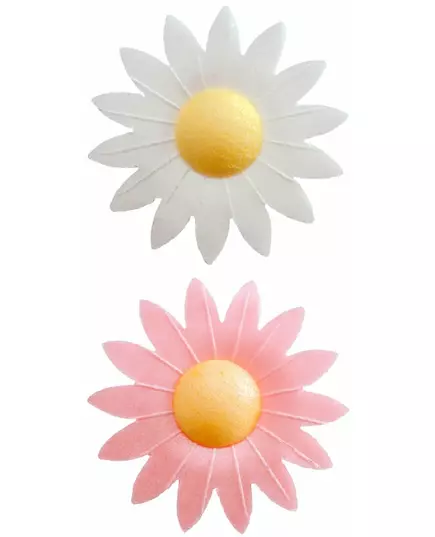 8 Décorations pour gâteau fleurs azyme