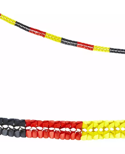 2 Guirlandes papier supporter Allemagne 3 m