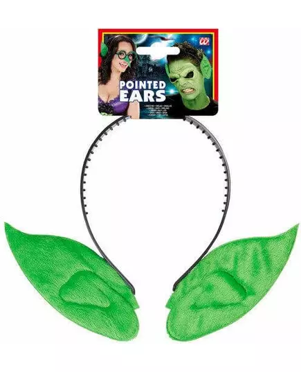 Serre-tête oreilles de lutin vertes adulte