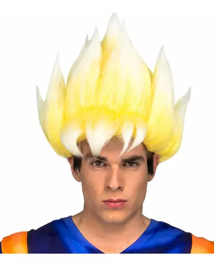 Goku Dragon Ball™ Super Saiyan pruik voor volwassenen