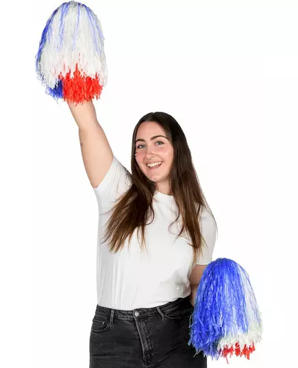 Pompon in Nederlandse kleuren