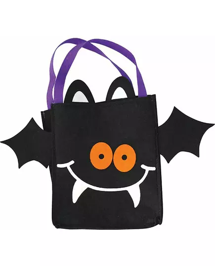 Sac à bonbons chauve souris en feutrine