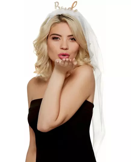 Serre tête Bride avec voile EVJF adulte