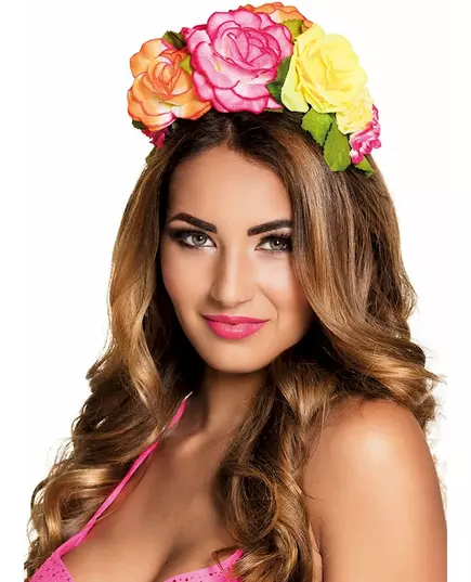 Kleurrijke bloemen haarband voor vrouwen