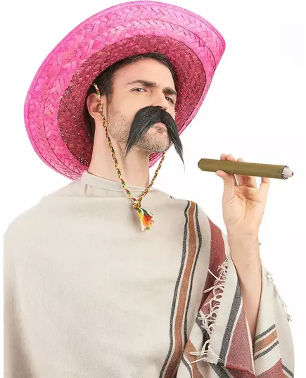 Roze Mexicaanse sombrero voor volwassenen