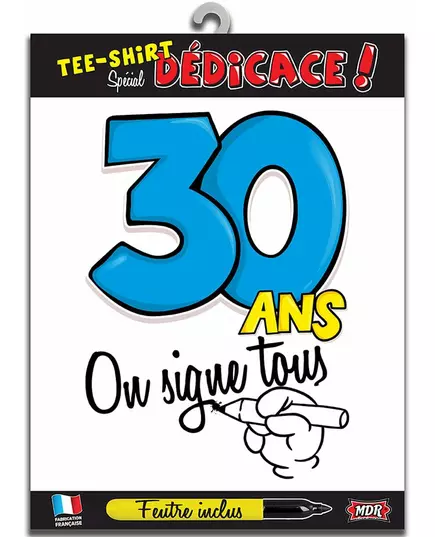 30 jaar t-shirt voor volwassenen