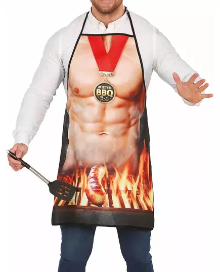 Tablier Mister barbecue coquin adulte
