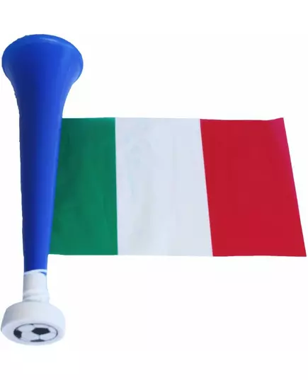 Voetbal toeter met italiaanse vlag
