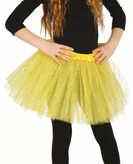 Groene tutu met glitters voor meisjes