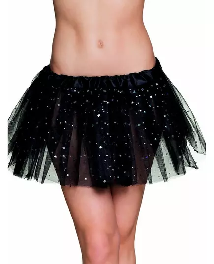 Tutu noir étoile scintillante femme