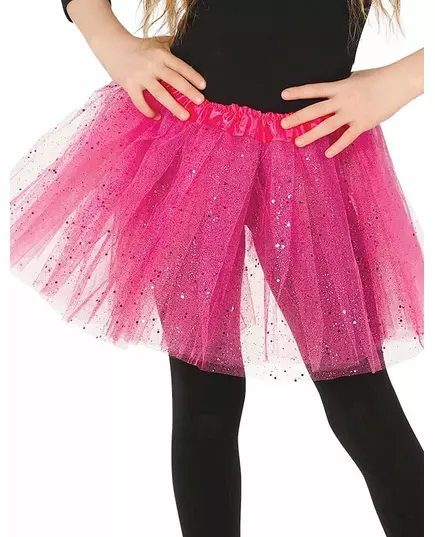 Roze tutu met glitters voor meisjes