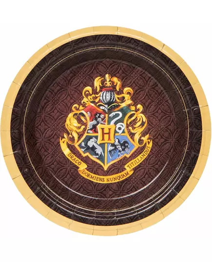 8 kleine FSC® Harry Potter™ papieren bordjes 18 cm