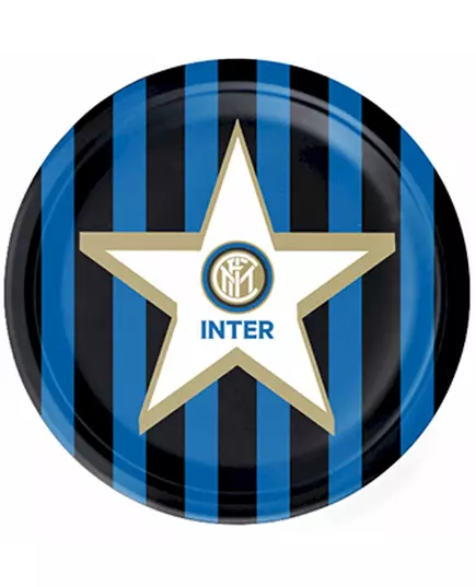 8 Petites assiettes en carton Inter™ 18 cm