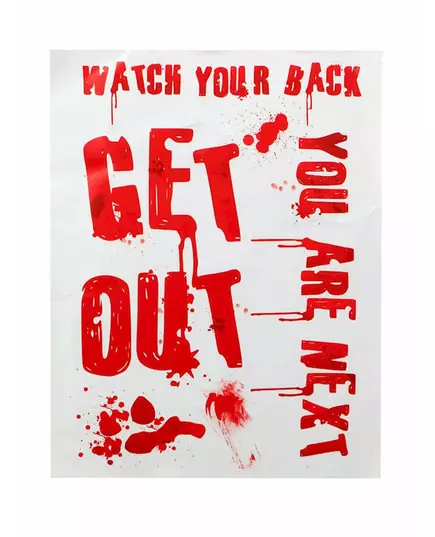 Bloederige Get Out poster