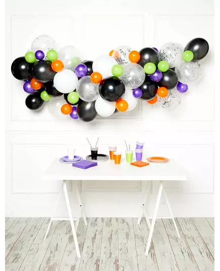Boog van 70 Halloween ballonnen 4 m